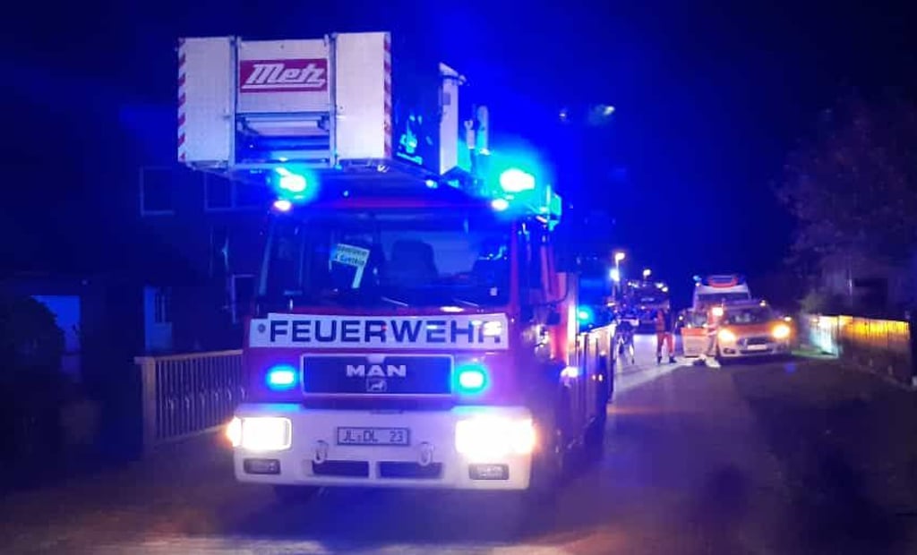 Am späten Freitagabend, war die Feuerwehr in Parchen im Einsatz.