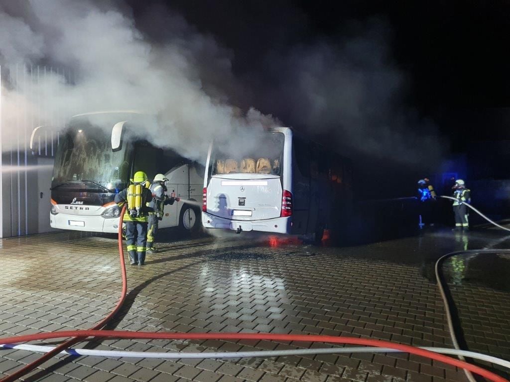 In Harsleben kam es gleich zu mehreren Bränden