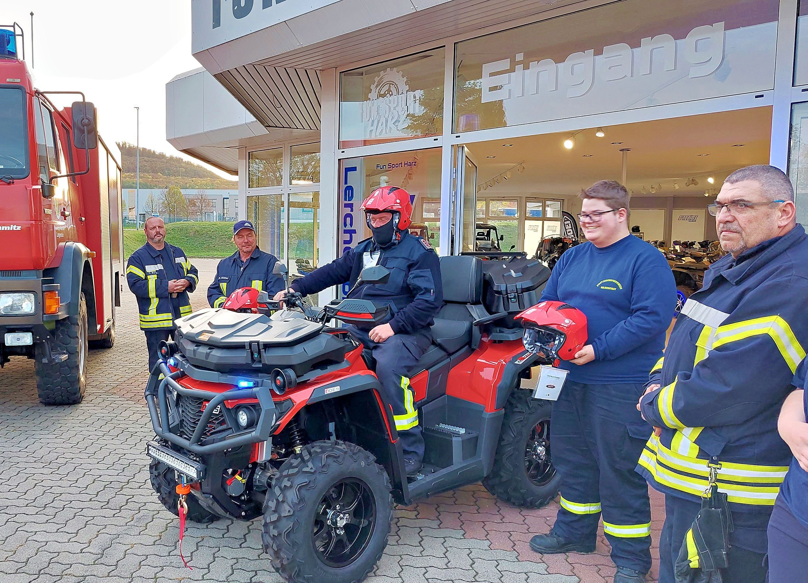 Zuwachs Für Langensteiner Feuerwehr: Quad Für Schnelle Einsatztruppe ...