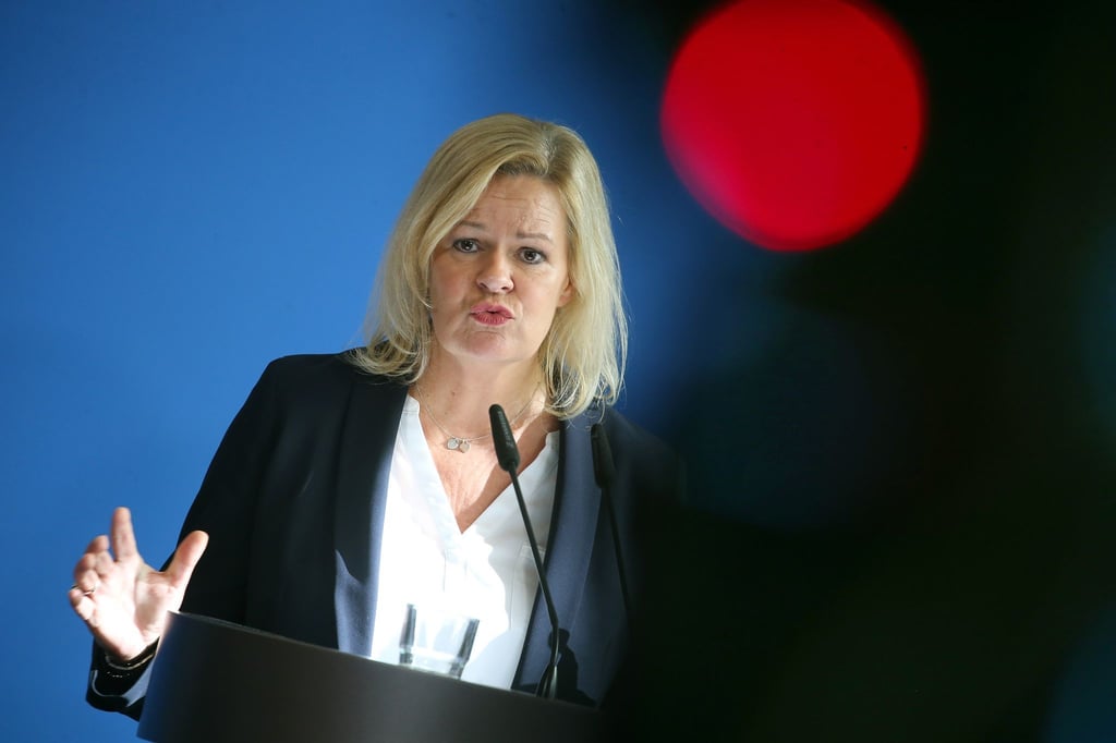 Bundesinnenministerin Nancy Faeser.