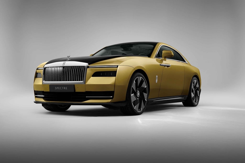 Zum Themendienst-Bericht vom 18. Oktober 2022: Luxus unter Strom: Mit dem Spectre kommt Ende 2023 der erste elektrische Rolls-Royce auf den Markt.