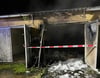 Eine Garage brannte am Montagabend, 31. Oktober, in Gardelegen.