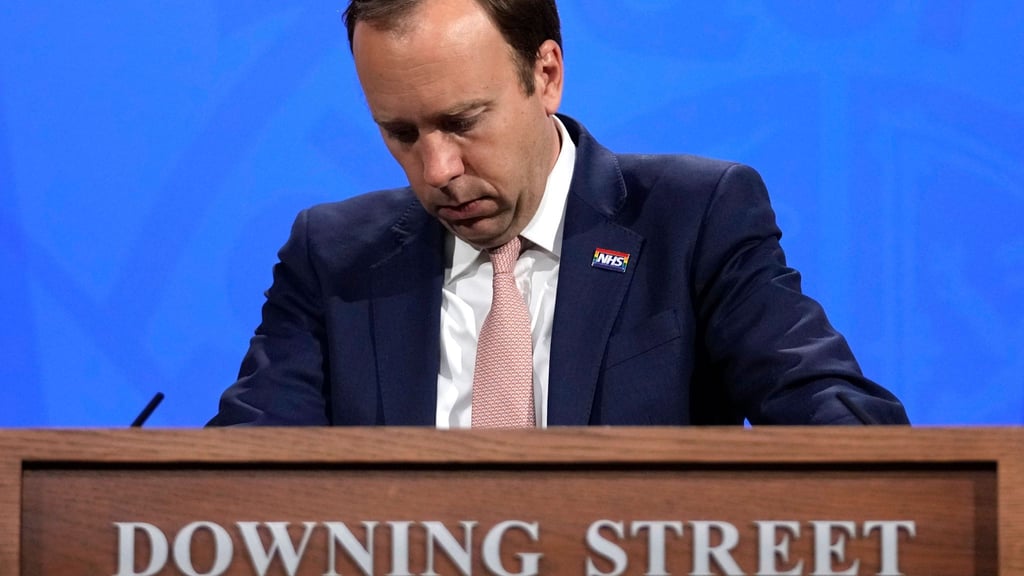 Der britische Ex-Gesundheitsminister Matt Hancock ist schon öfter wegen seines Verhaltens negativ aufgefallen.