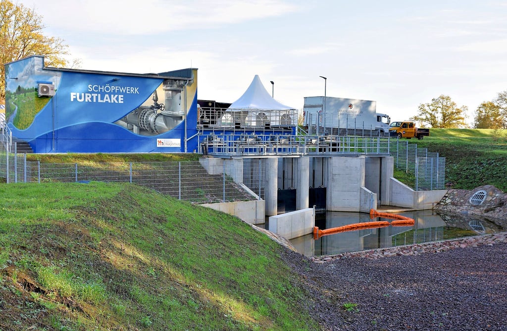 Derzeit liegt die Furtlake in Madeburg trocken. Vorerst also nichts zu tun für das neue Schöpfwerk am Umflutkanal.