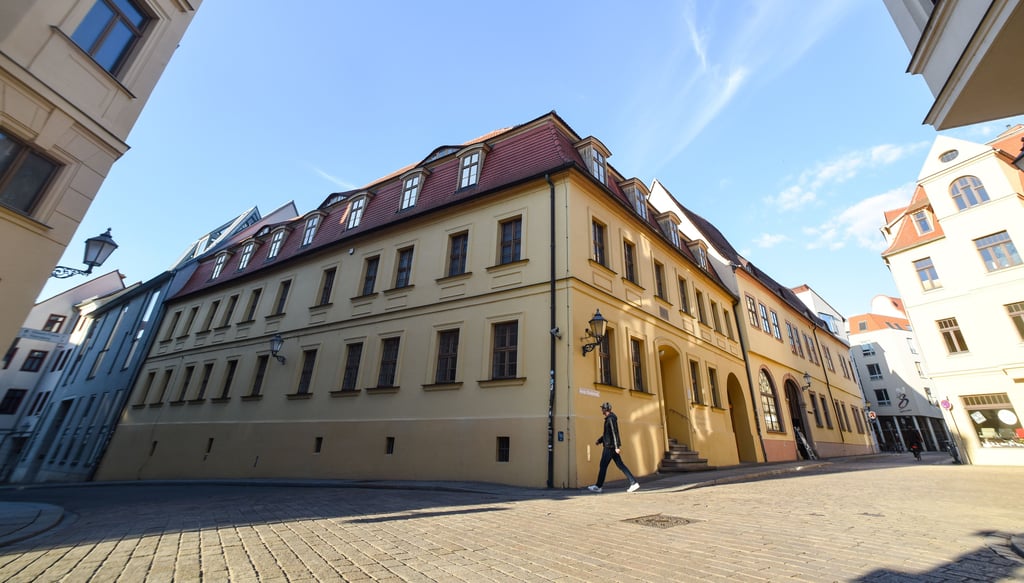 Blick auf das Händelhaus in Halle. Die Finanzierung der Stiftung ist nun gesichert.