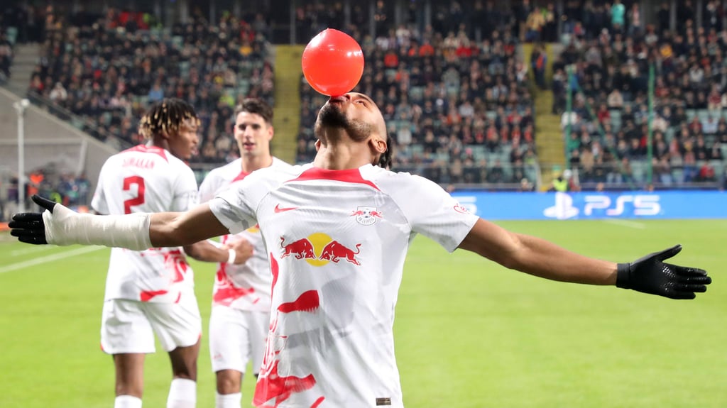 Noch genug Puste zum Ballonaufblasen: Christopher Nkunku.