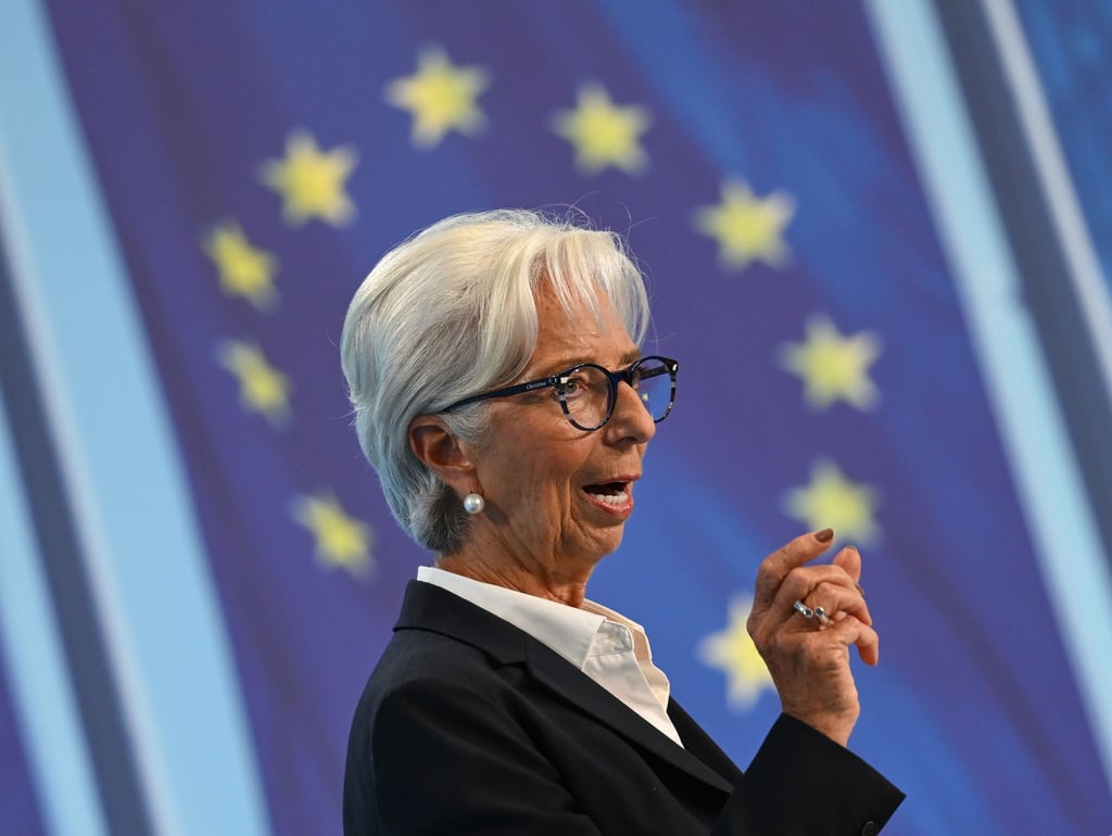 Nach der dritten Zinserhöhung in Folge sieht Christine Lagarde, Präsidentin der Europäischen Zentralbank, den Kampf gegen die hohe Inflation noch nicht beendet.