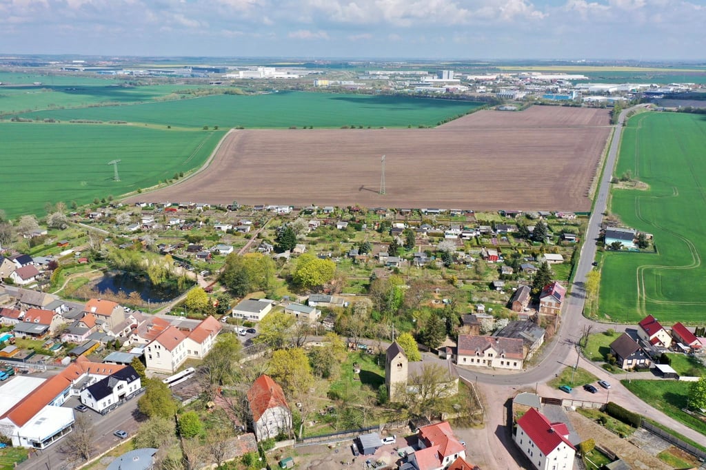 Diese Felder nord-östlich von Naundorf sorgen für Streit. Sollen sie Gewerbegebiet werden?