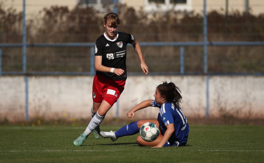 Kim Steiger (l.) erwartet mit dem MFFC am Sonntag im Germer-Stadion den Tabellenführer.
