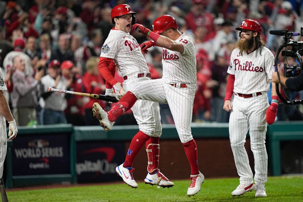 Die Philadelphia Phillies hatten daheim gegen die Houston Astros endlich wieder Grund zum Jubel.