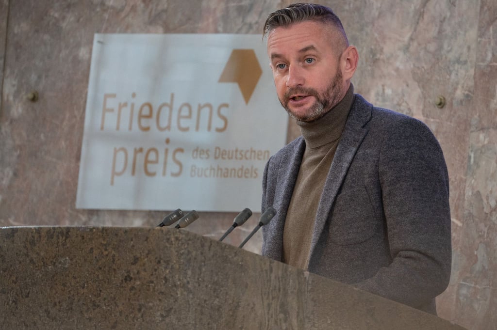 Serhij Zhadan wurde mit dem Friedenspreis geehrt.