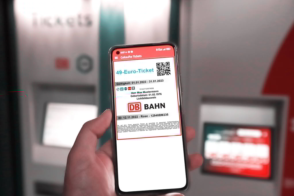 Das neue 49-Euro-Ticket soll nach einer Übergangszeit nur noch digital und als Chipkarte angeboten werden.