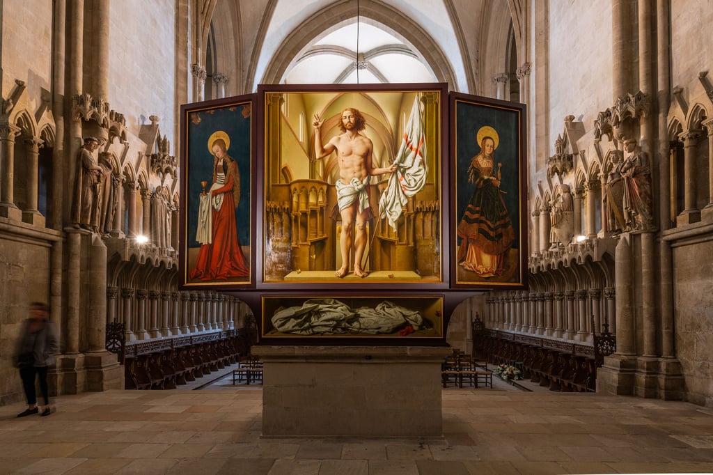 Der Cranach-Triegel-Altar im Westchor des Naumburger Doms hat eine Debatte zum Welterbe entfacht.