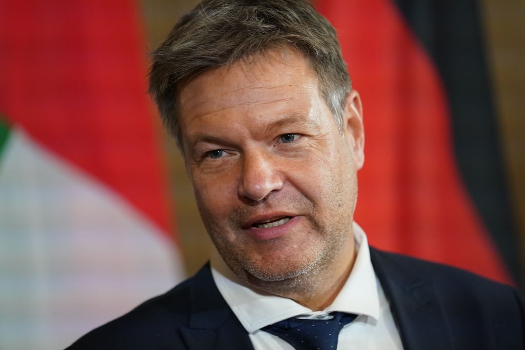 Robert Habeck (Bündnis 90/Die Grünen), Bundesminister für Wirtschaft und Klimaschutz.