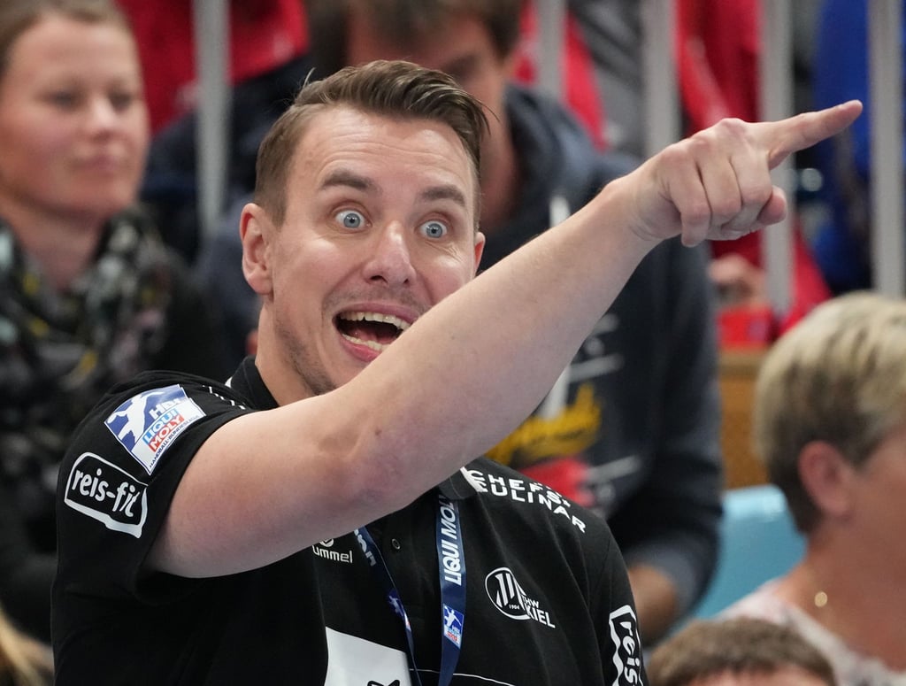 Filip Jicha ist der Trainer der Kieler Handballer.