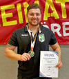 Mit neuem Deutschen Rekord von 233,5 Kilogramm holte sich Vincent Opitz den Deutschen Meistertitel.