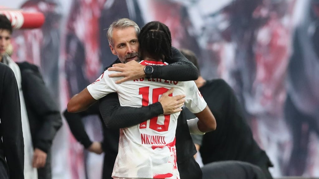 Rose setzt dem Jubel von Nkunku keine Grenzen.