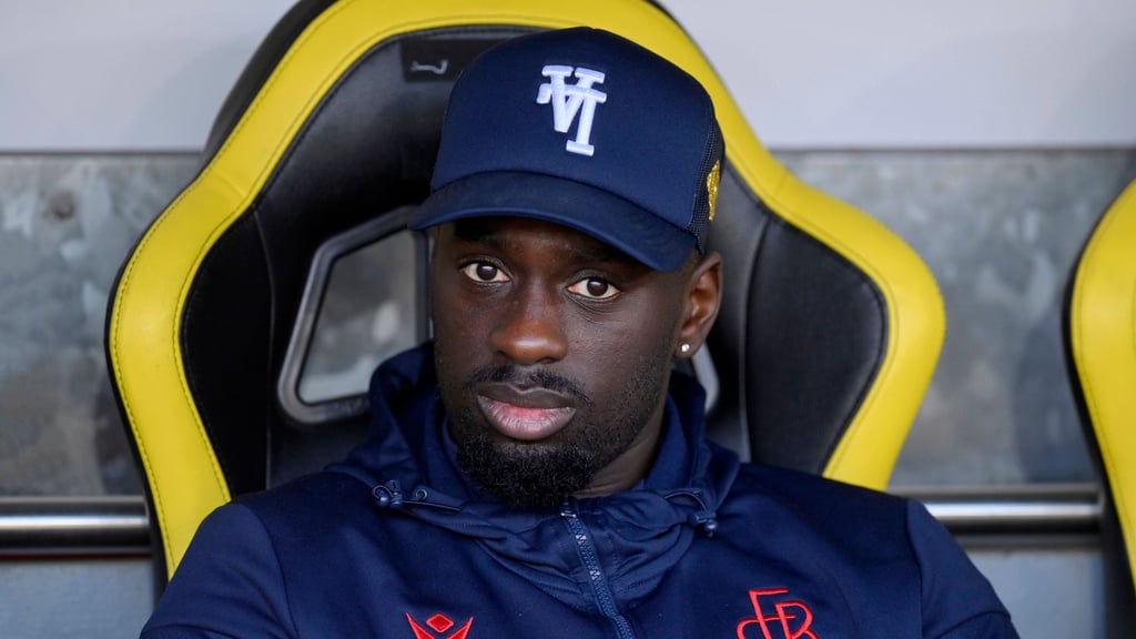 Ex-RB-Stürmer Jean-Kevin Augustin als Reservist beim FC Basel.