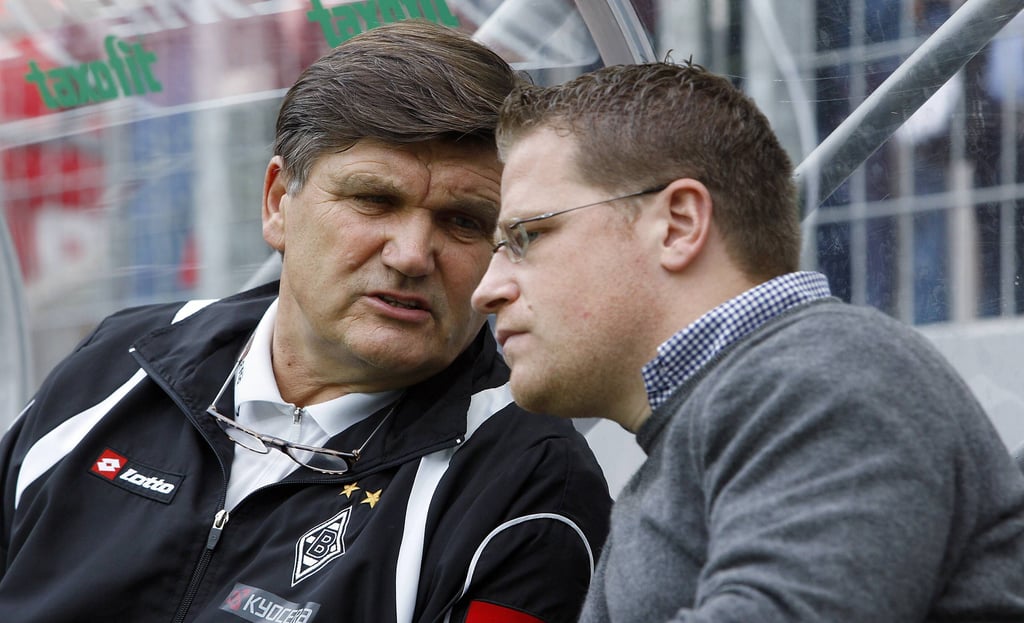 Hans Meyer und Max Eberl arbeiteten lange Jahre gemeinsam.