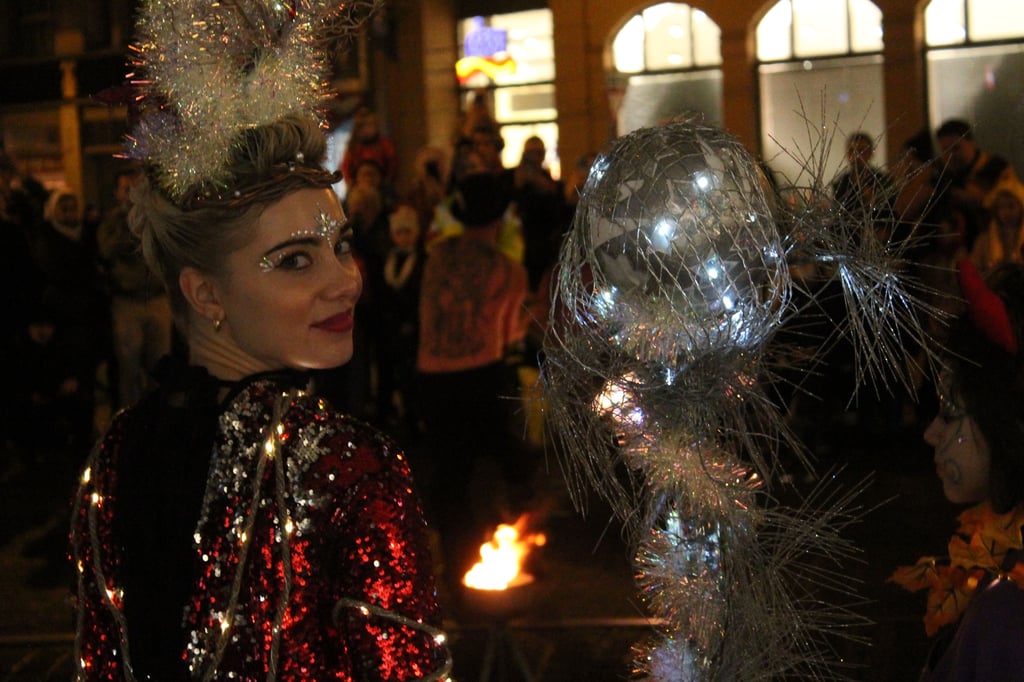 Die Lichterfee "Annika die Erste" beim Lichterfest in der Altstadt
