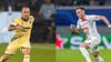 Wer spielt die bessere Saison: Angelino (l.) in Hoffenheim oder David Raum (r.) bei RB Leipzig?