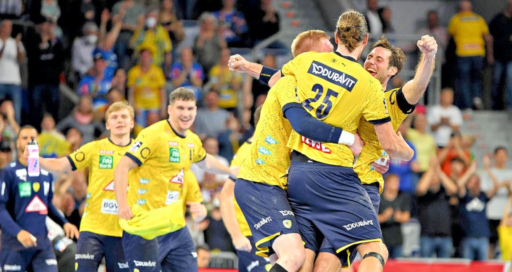 Die Rhein-Neckar Löwen haben in dieser Saison – wie hier gegen Hannover-Burgdorf – wieder deutlich häufiger Grund zum Jubeln.