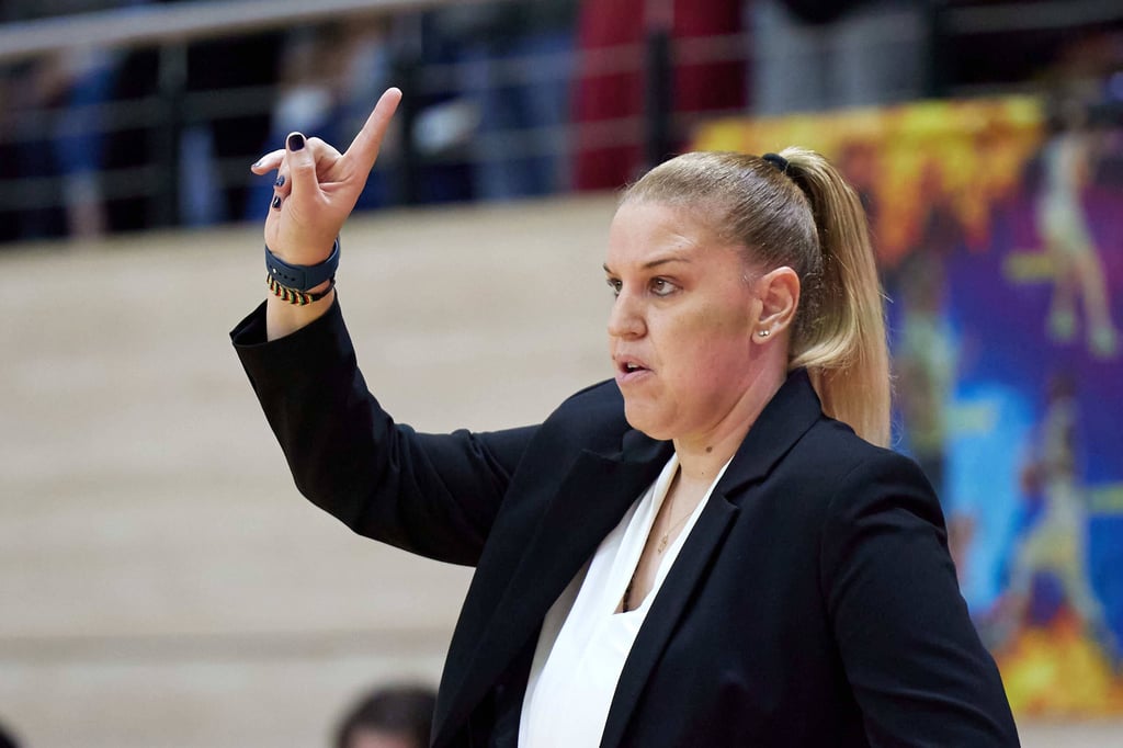 Lions-Trainerin Katerina Hatzidaki.
