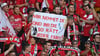 Auf diesen Vorschlag der Freiburg-Fans beim DFB-Pokalfinale wollte sich RB dann lieber doch nicht einlassen.