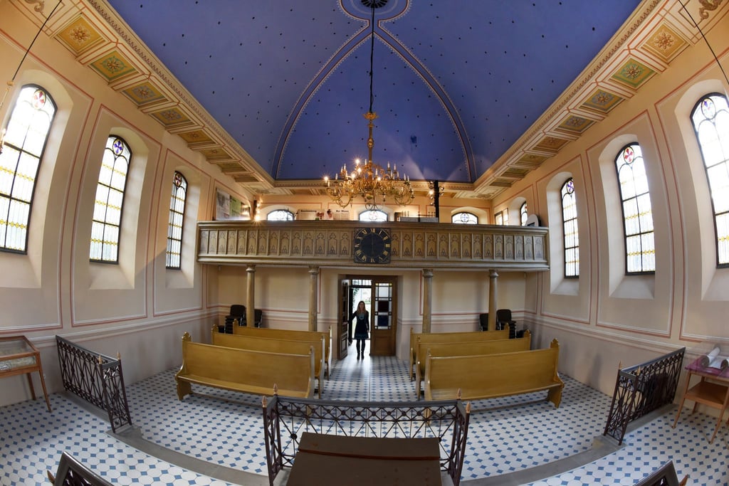 Das Museum Synagoge Gröbzig von innen.