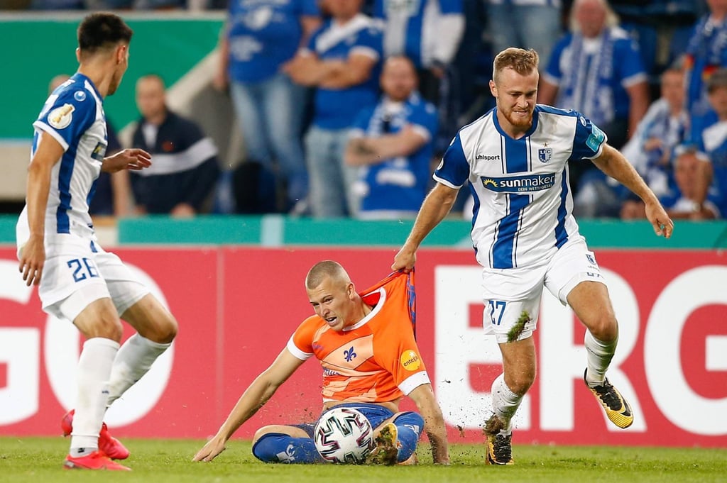 Viermal traten der 1. FC Magdeburg gegen den SV Darmstadt an. Hier zuletzt am 13. September 2020 in der Zweiten Bundesliga.