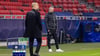 Waren Gegner im Champions-League-Achtelfinale: City-Trainer Guardiola, Gladbach-Coach Rose