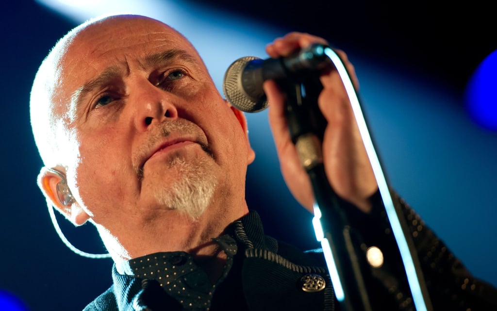 Sänger Peter Gabriel tritt in der Olympiahalle auf.