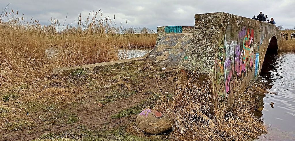 Soll mit Fahrrädern wieder befahrbar werden: Die Steinerne Brücke bei Gübs im Jerichower Land.