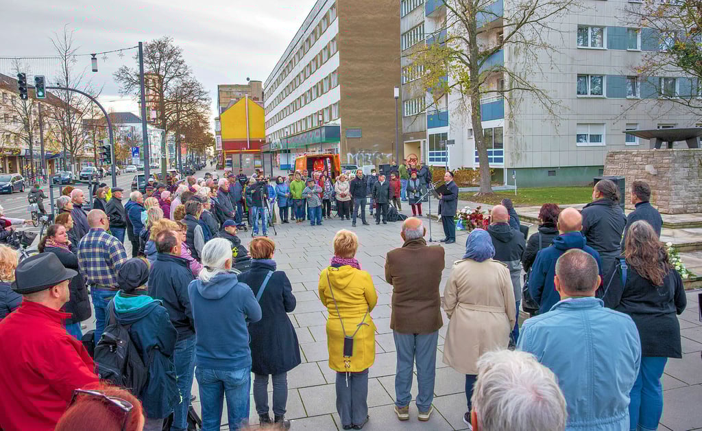 Gedenkveranstaltung zum 9. November am ODF Mahnmal