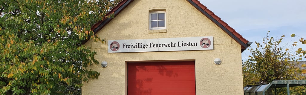 Ein Feuerwehr-Gerätehaus gibt es in Liesten noch, aber wohl keinen Versammlungsraum für die Kameraden
