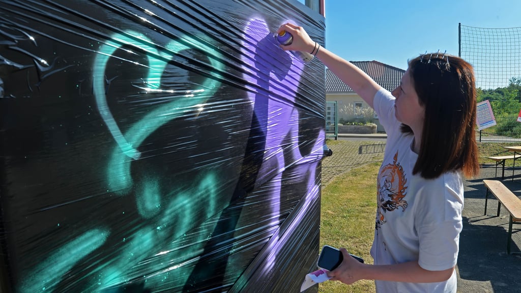 Auch das Graffiti-Projekt im Jugendzentrum Walkmühlenweg wird während der Demokratie-Woche vorgestellt.