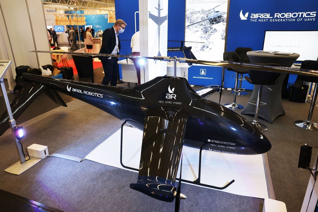 Eine Drohne des Modells GT100 des deutschen Herstellers Airial Robotics.