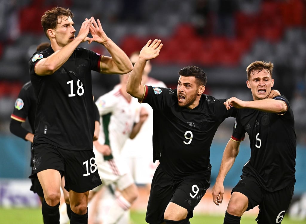 Kevin Volland (M) 2021 für die deutsche Nationalmannschaft in Aktion.