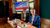 Bürgermeister Egbert Geier (rechts) und Stadtwerkechef Matthias Lux stellten den Notfallplan für Halle vor. 