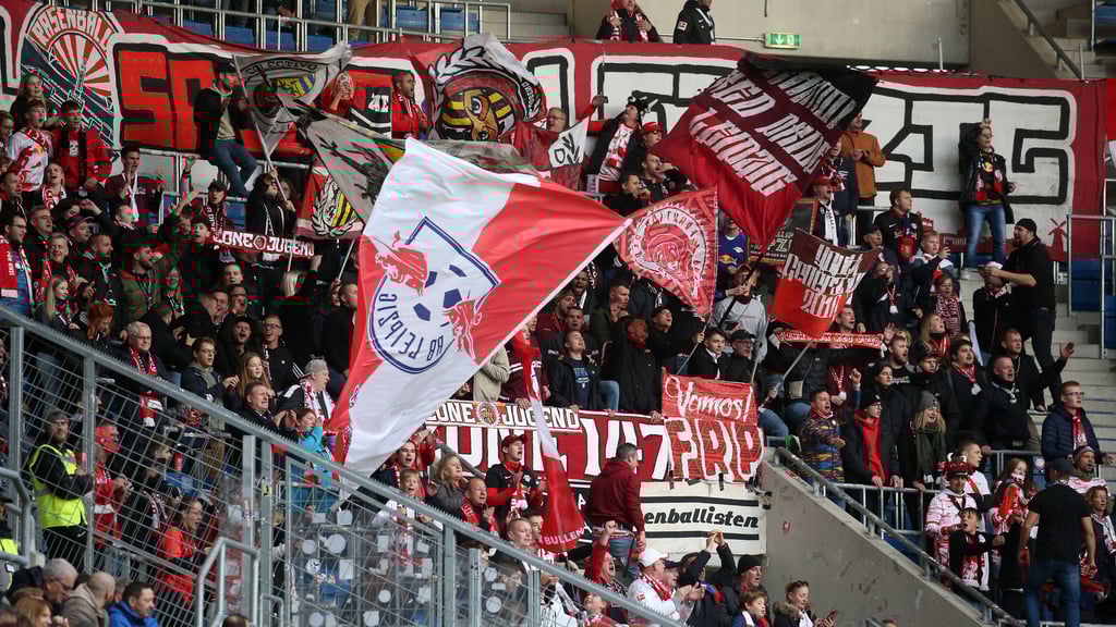 Der RB-Block in Hoffenheim.