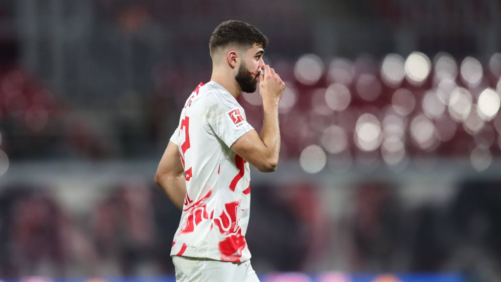 Vier Tage nach seinem Nasenbeinbruch wieder für RB Leipzig am Start: Josko Gvardiol.