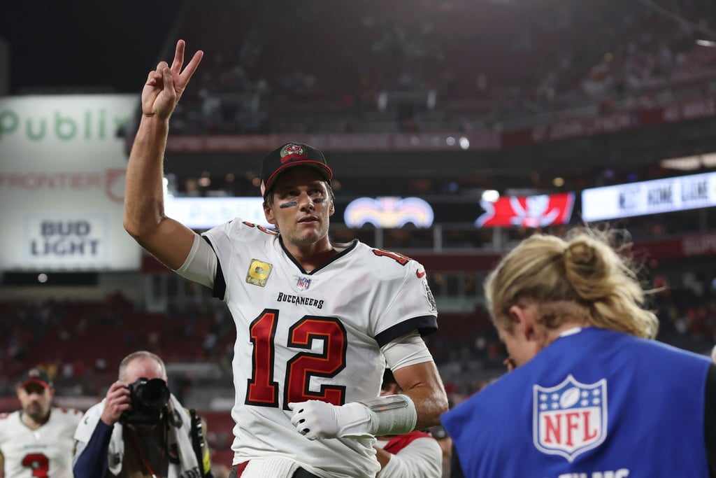 Gastiert m it den Tampa Bay Buccaneers in München: Tom Brady.