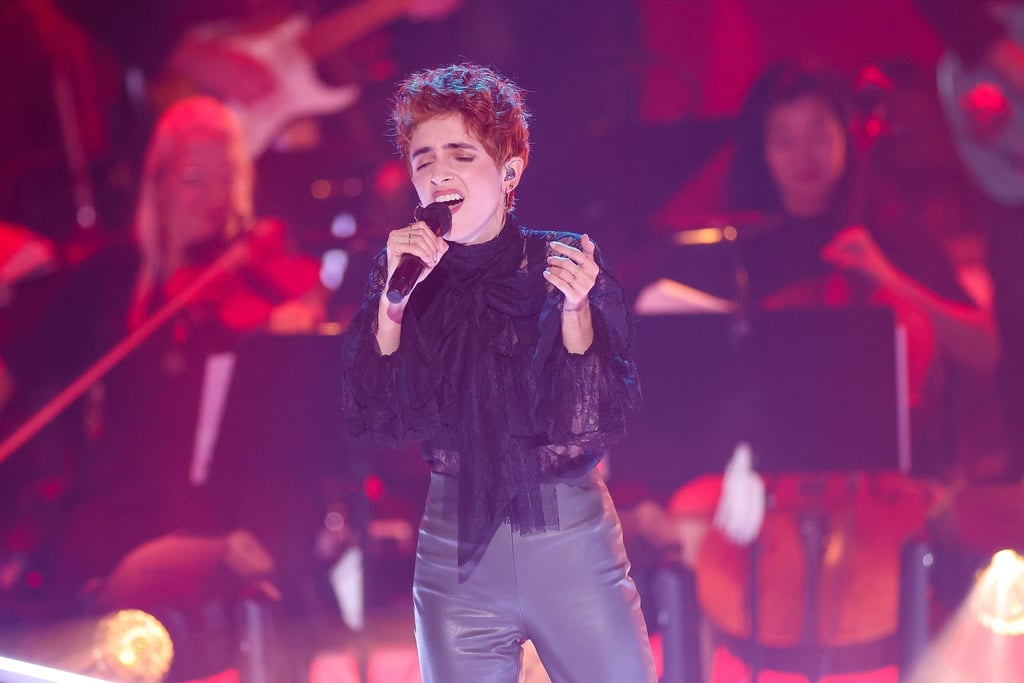 Anny Ogrezeanu im Finale der Castingshow „The Voice of Germany“.