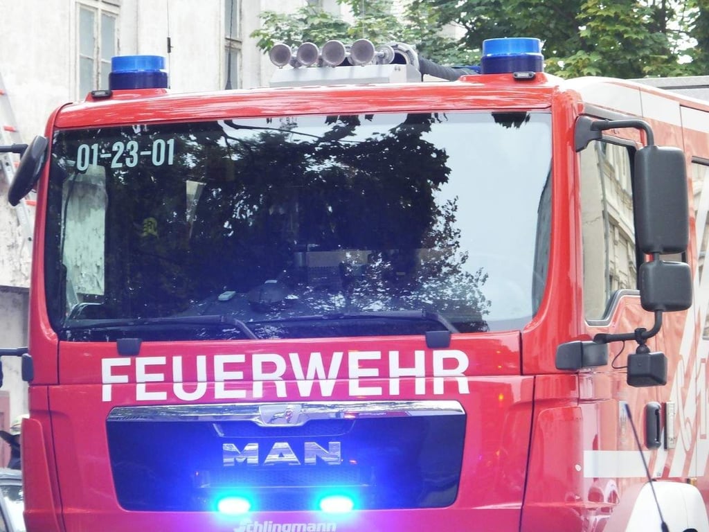 Einsatz der Feuerwehr in Magdeburg.