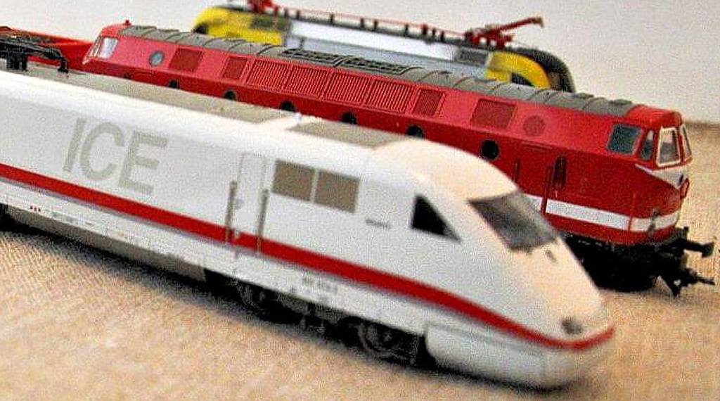 Im Dezember werden Modellbahnen in der unteren Etage des Kreishauses gezeigt.