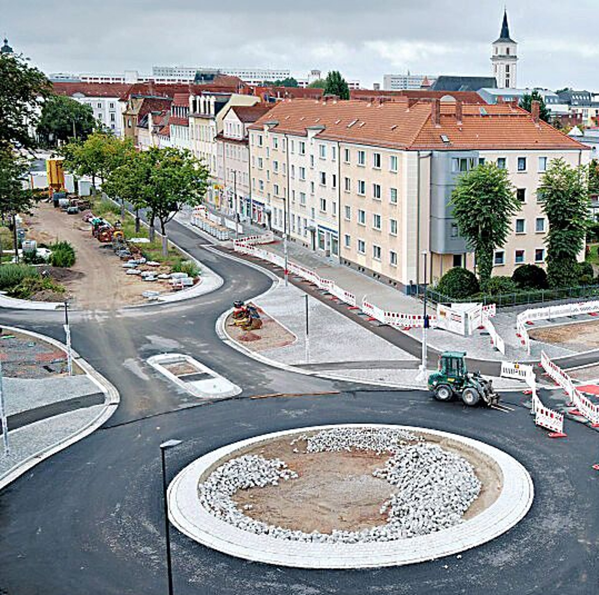 Finale Bauarbeiten Gestaltung gefordert Neuer Albrechtsplatz in
