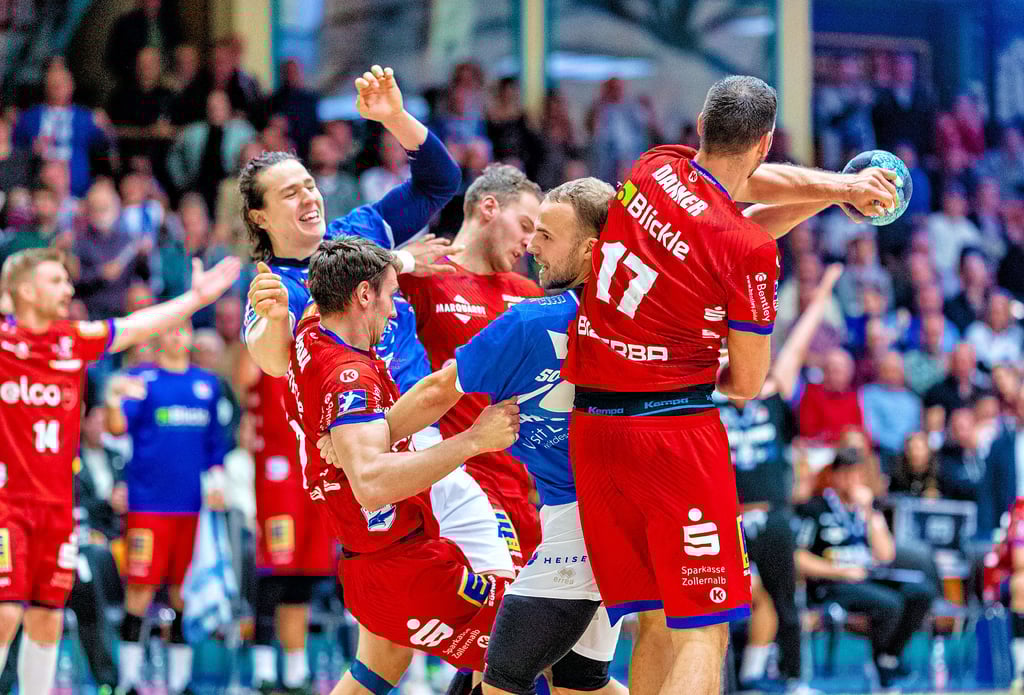 Der DRHV (Vincent Sohmann, am Ball) und Balingen-Weilstetten lieferten sich ein starkes Spiel.