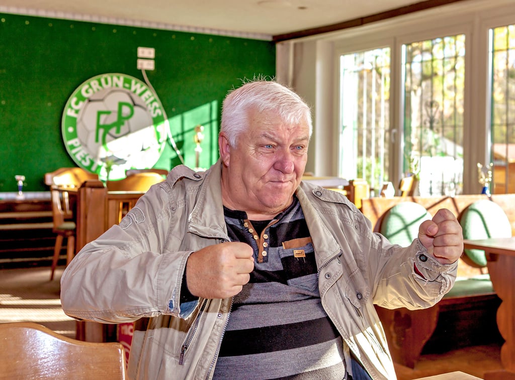Präsident Achim Golly und der FC Grün-Weiß Piesteritz haben mit einer Einbruchsserie zu kämpfen.
