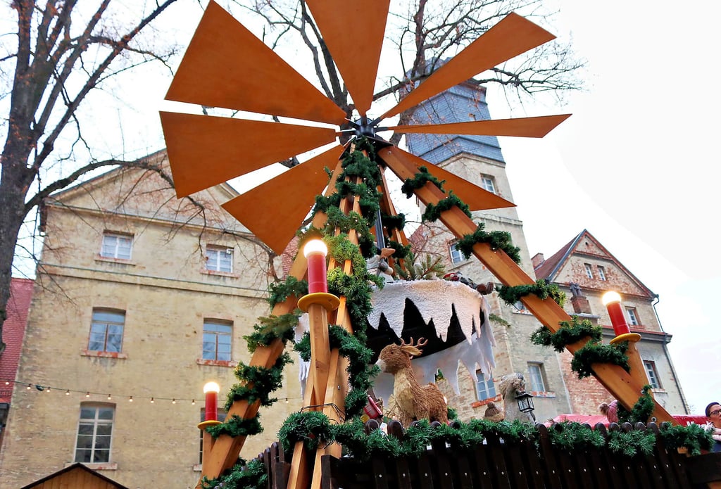 So eine schöne Kulisse kann man bei der Köthener Schlossweihnacht (9. bis 11. Dezember) garantiert wieder sehen.