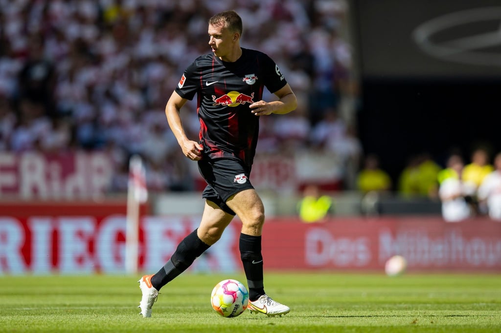 War monatelang wegen einer Verletzung ausgefallen: Leipzigs Lukas Klostermann.